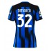 Inter Milan Federico Dimarco #32 Hjemmedrakt Dame 2023-24 Kortermet